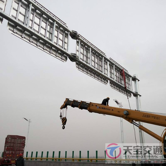 汉沽高速公路标志杆厂家 指引着人们安全行驶